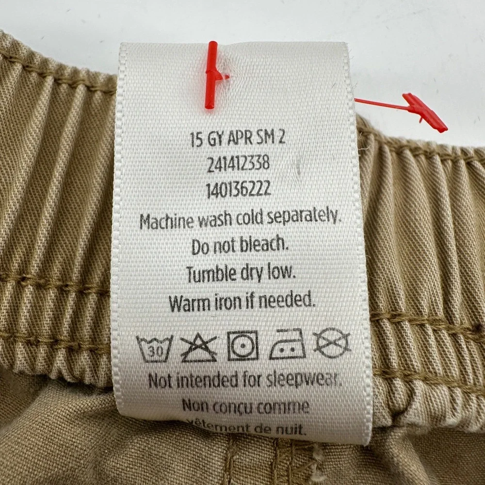 Gymboree Boys Khaki Tan Cotton Twill Cargo Shorts Size 12 140136222